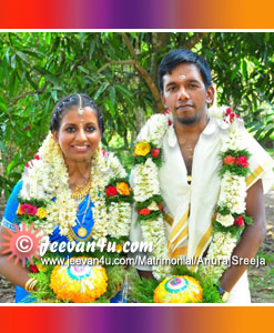 Anuraj Sreeja Marriage at Kanjiramattom Temple Kerala